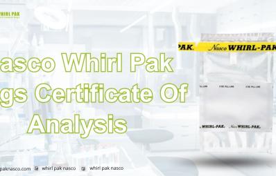 Nasco Whirl Pak Bags Certificate Of Analysis